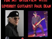 INTERVIEW WITH LOVERBOY GUITARIST PAUL DEAN TODAY NOON PST/3 PM EST